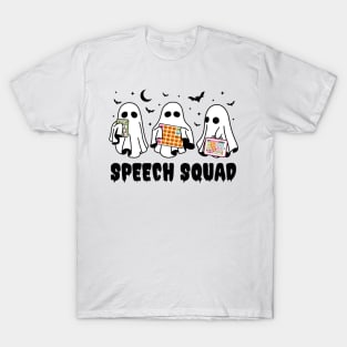 Speech Pathologist Halloween Speech Squad SLP T-Shirt